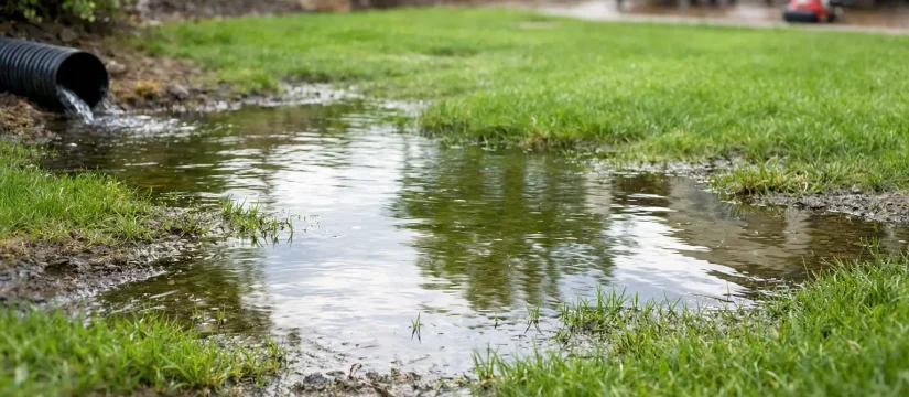 Why Does Lawn Water Pool? Causes and Fixes